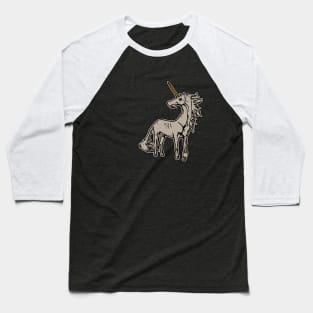 Pirate Unicorn Baseball T-Shirt